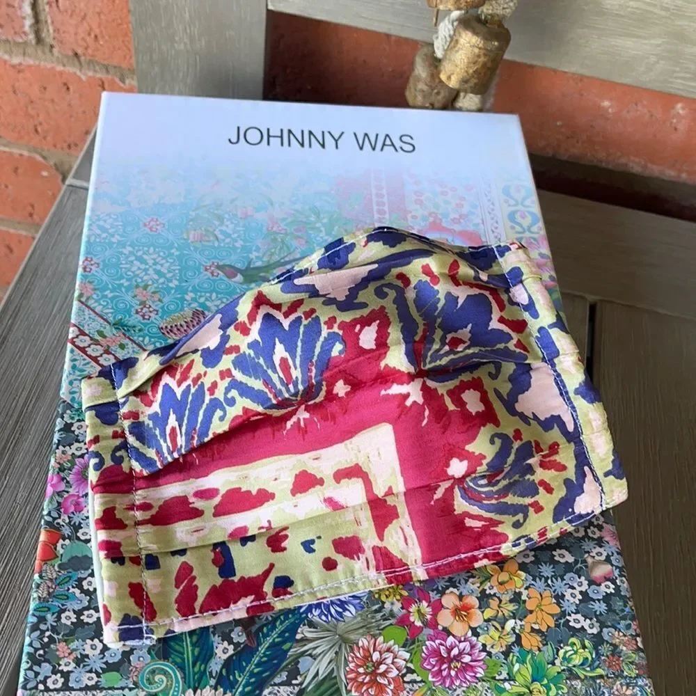 JOHNNY Was Silk Face Mask with Cotton back pocket